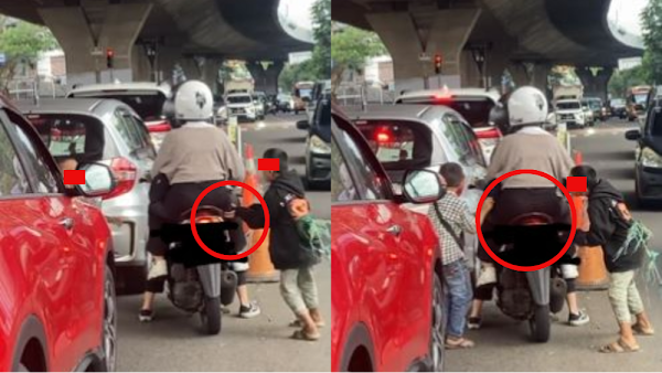 Aksi Dua Anak Kecil Lakukan Pelecehan pada Pengguna Jalan di Lampu Merah Tuai Kecaman Publik
