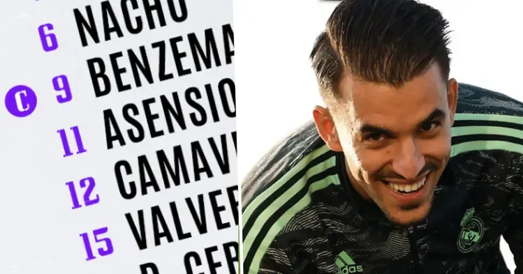 OFFICIAL: Real Madrid XI v Elche unveiled