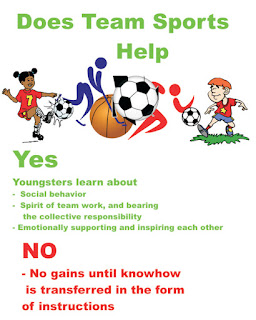 Children playing team sports learn life skills. Do you agree or disagree.