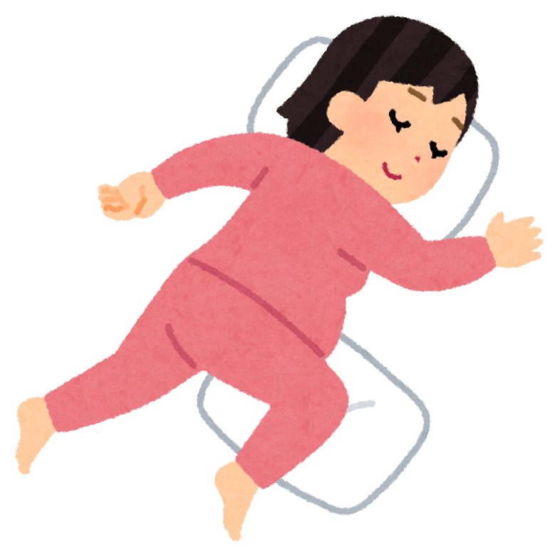 シムズの姿勢で寝る妊婦のイラスト かわいいフリー素材集 いらすとや