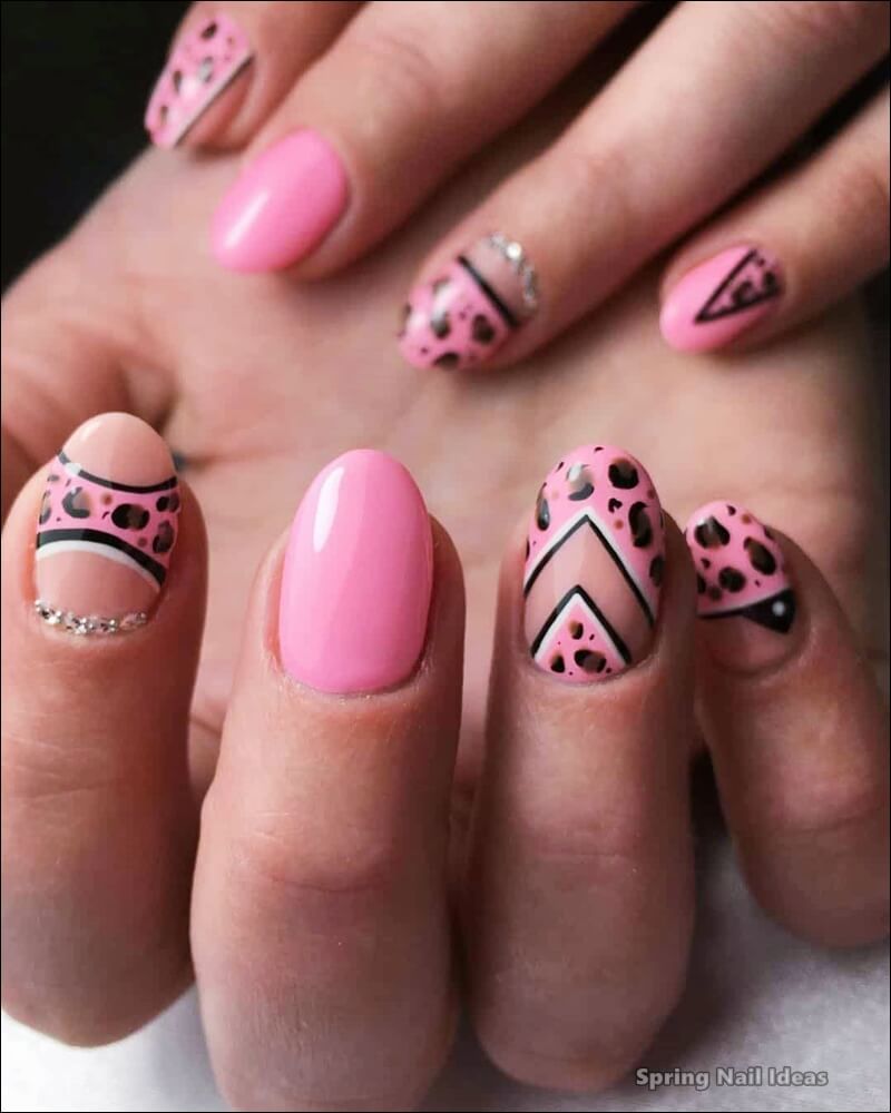 Nail Design Ideas Pink, Spring Nail