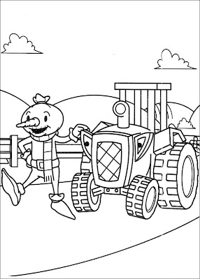 Printable Bob the builder coloring pages