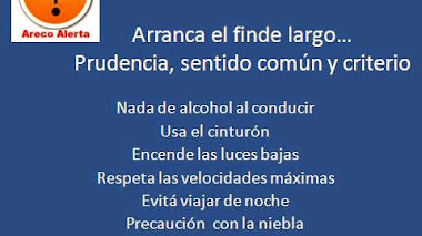 FIN DE SEMANA LARGO: PRECAUCIÓN EN LAS RUTAS