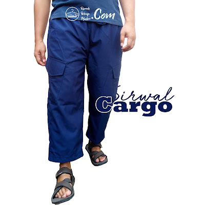 Celana Sirwal Cargo Twill Birdong