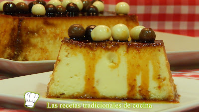 Flan de chocolate