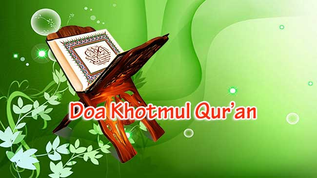 Doa Khotmil Qur'an Arab