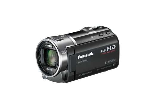 Panasonic HCV700M 3D Full HD 28mm Wide Angle SD Camcorder with 16GB Internal Memory (Black)