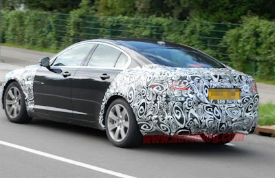 2011 Jaguar XF gets facelift XJ headlights