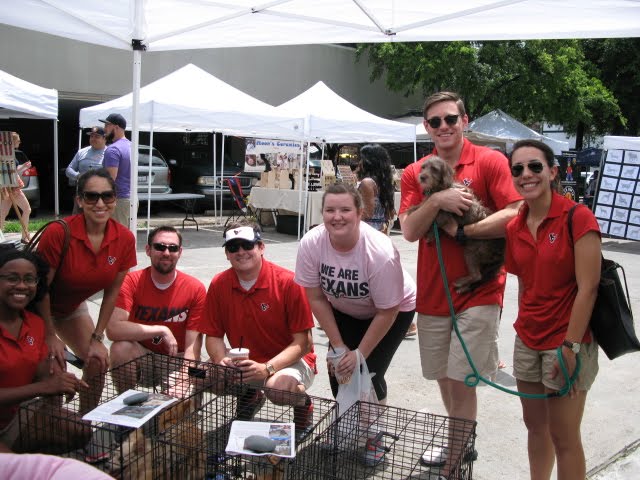 Houston Texan Fans Heart Adopt A Pet Houston