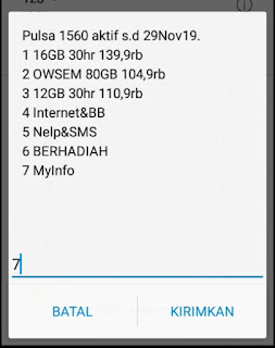 Mengetahui nomer Axis hitz dengan sms