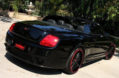 Bentley on Hollywood Celebrity Kim Kardashian     Black Bentley Car