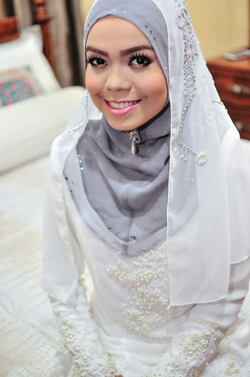  Baju  akad nikah tunang putih  My Wedding Dress