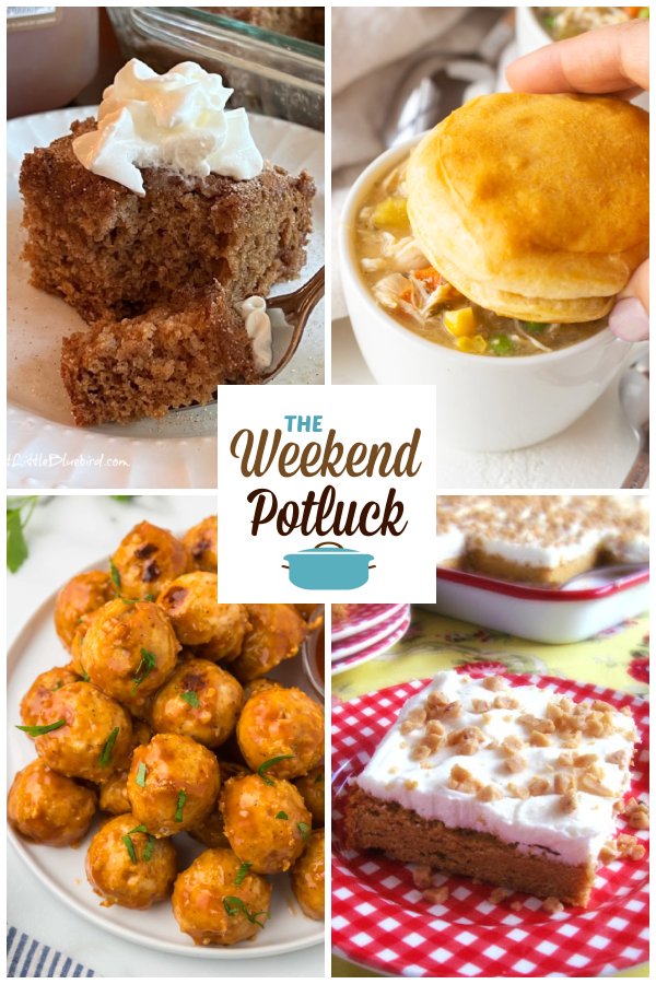 A virtual recipe swap with Apple Cider Crazy Cake, Slow Cooker Chicken Pot Pie, Honey Bourbon Meatballs, Pumpkin Sugar Cookie Bars and dozens more!