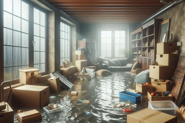 how to get water out of basement