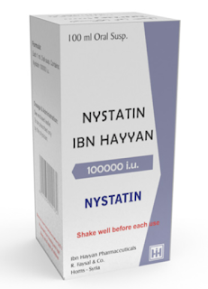 Nystatin 500000 IU / 5ml معلق نيستاتين