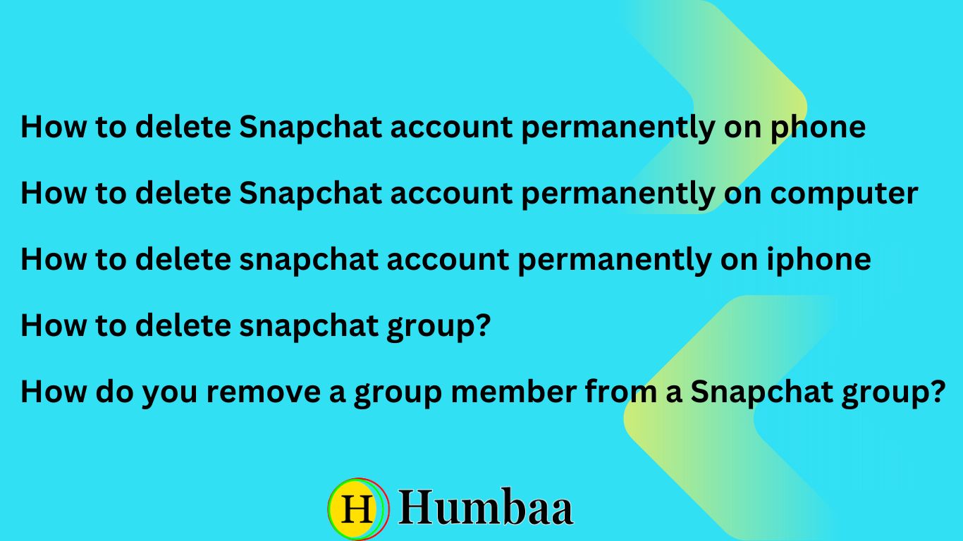 How to delete Snapchat account permanently on android