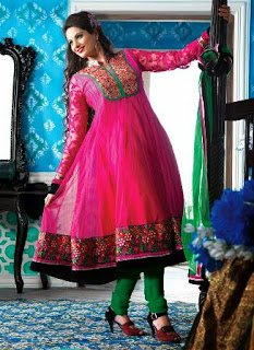 Angrakha Anarkali Dress