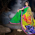 Prerna Poly Georgette Indian Sarees Collection 2015 for Women-Girls Wear Latest Fashion  Sari Dress