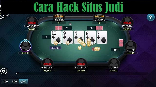 Cara Hack Situs Judi