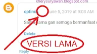 √ Cara Mengganti Tampilan Komentar Blogger ke Versi Terbaru