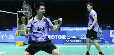 Kevin/Marcus Lolos Ke Perempat Final Badminton Asia Championships 2016