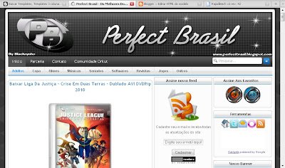 Template do Perfect Brasil para Blogger