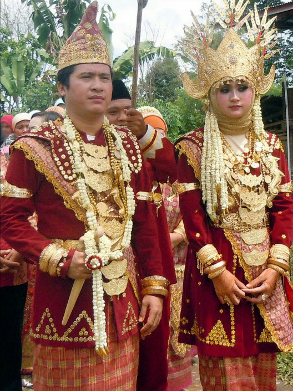 Pakaian Pengantin  Pria  Adat Lampung  Saibatin Dan Pepadun 
