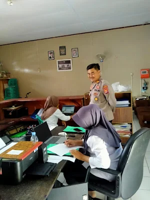 Kapolsek Cimarga Polres Lebak Laksanakan Patroli Dialogis Temui Prades Desa Sudamanik.