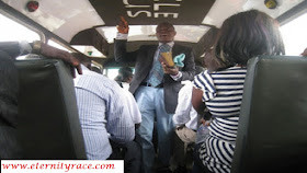 preaching the gospel inside public bus