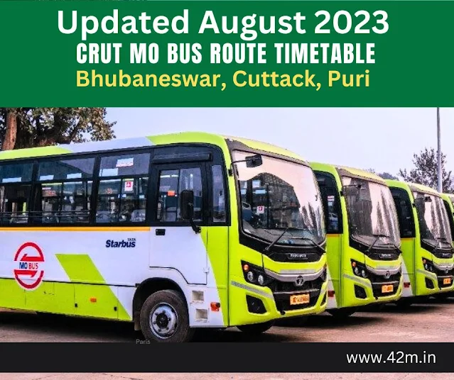 Updated Timetable Scedule Mo Bus Routes in August 2023