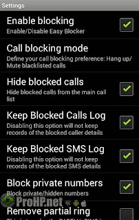 Call and SMS Easy Blocker v4.1 for BlackBerry 10