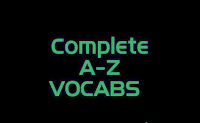 A-Z VOCABS for SSC, BANK, RAILWAY and other exams 