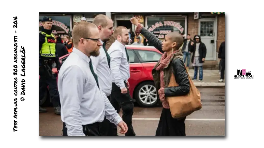 Tess Asplund contro 300 neonazisti – © David Lagerlöf