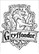 Escudo de Gryffondor para colorear. Dibujo de Escudo de Gryffondor para .