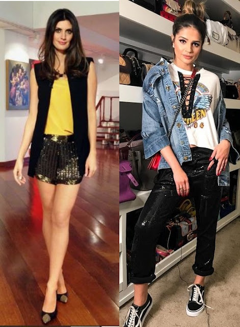 Como usar brilho - Looks Inspiração, Isabela Fiorentino, Thássia Naves