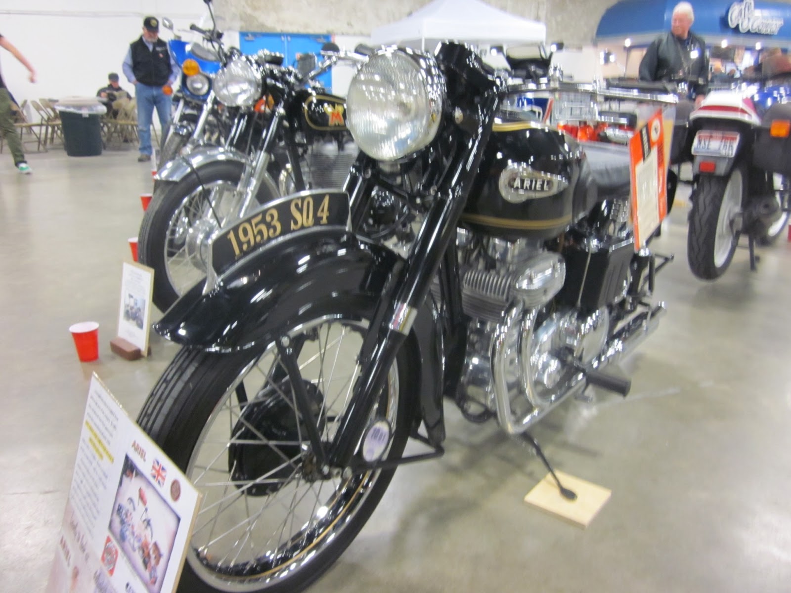 yamaha 125 dirt bike for sale  on display at the 2013 Idaho Vintage Motorcycle Show -- Caldwell, Id