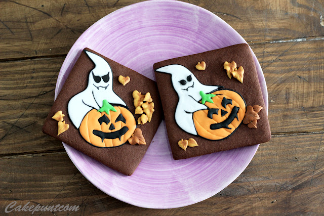 GALLETAS DE HALLOWEEN, FANTASMA Y CALABAZA (TUTORIAL)