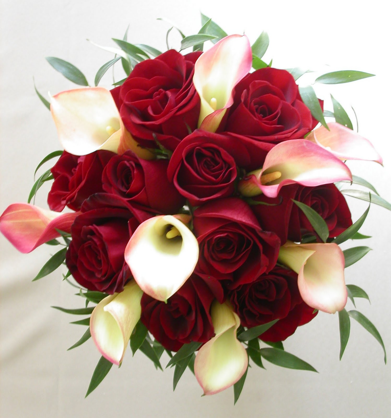 Bouquet Bridal: Calla Lily and Roses
