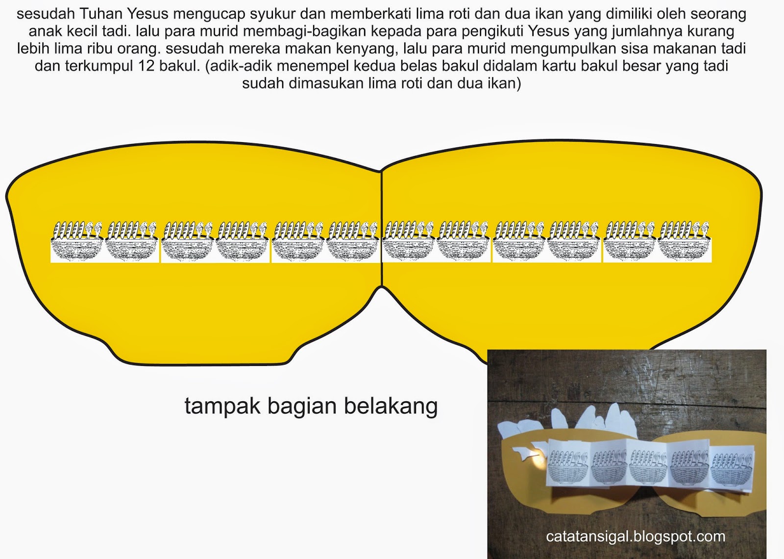 Catatan SiGal: Bahan Kreativitas Sekolah Minggu "5 Roti 