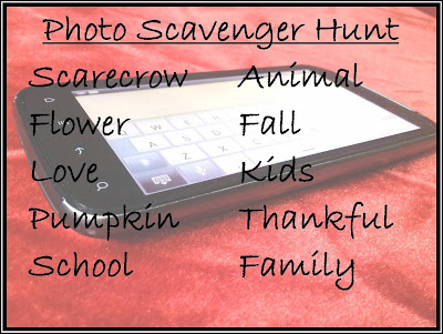 Scavenger Hunt, Picture hunt, Photo Scavenger Hunt, Fall, Pictures