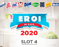 Logo Eroi di Casa 2020 Slot 4 : con Vetril, Wc Net, Omino Bianco, Citrosil, Smac e Deox vinci buoni spesa fino a 100 euro