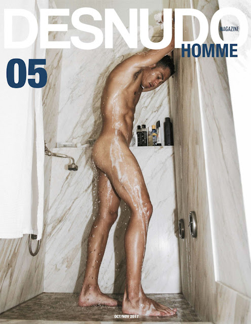 Kevin Johnson by Marcus Derricotté male model nude magazine cover