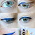 NAVY WINGED EYELINER TUTORIAL