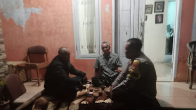 Bhabinkamtibmas Polsek Cinangka Polres Cilegon Laksanakan Commander Wish Kapolda Banten
