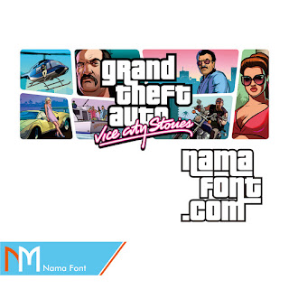 Nama Font Game Grand Theft Auto GTA Download 