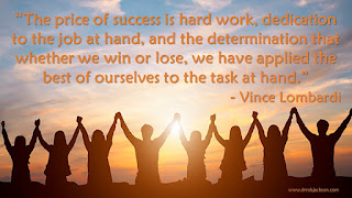 Vince Lombardi Quote about Success