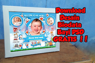 Download template biodata bayi cdr gratis