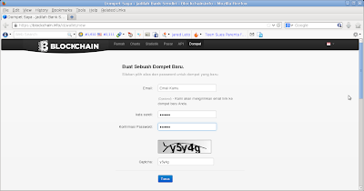 Cara Daftar Wallet BitCoin di Blockchain