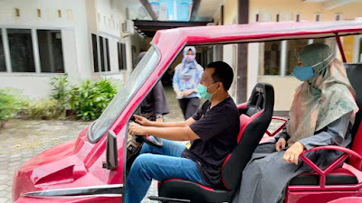 Mobil Listrik Buatan NTB Membanggakan, Penyempurnaan Kendaraan Terus Dilakukan