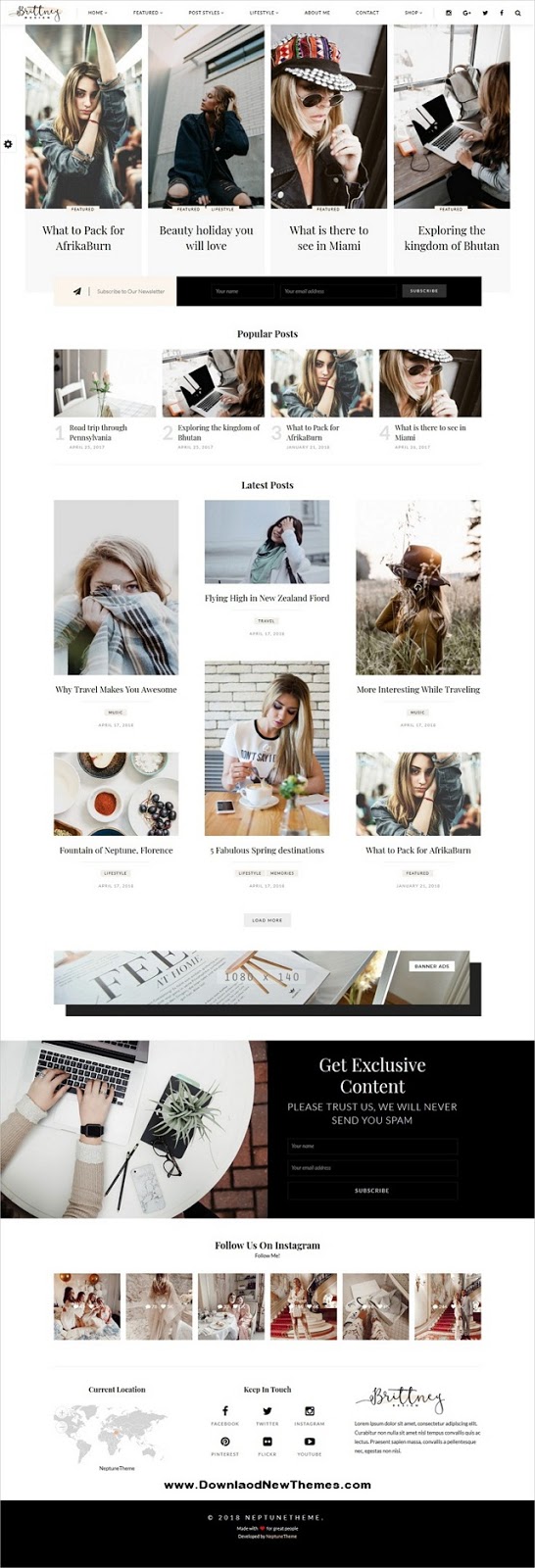 Best Responsive Personal WordPress Blog Theme